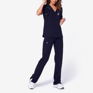 NEW Figs Kade Navy Scrub Pants Small